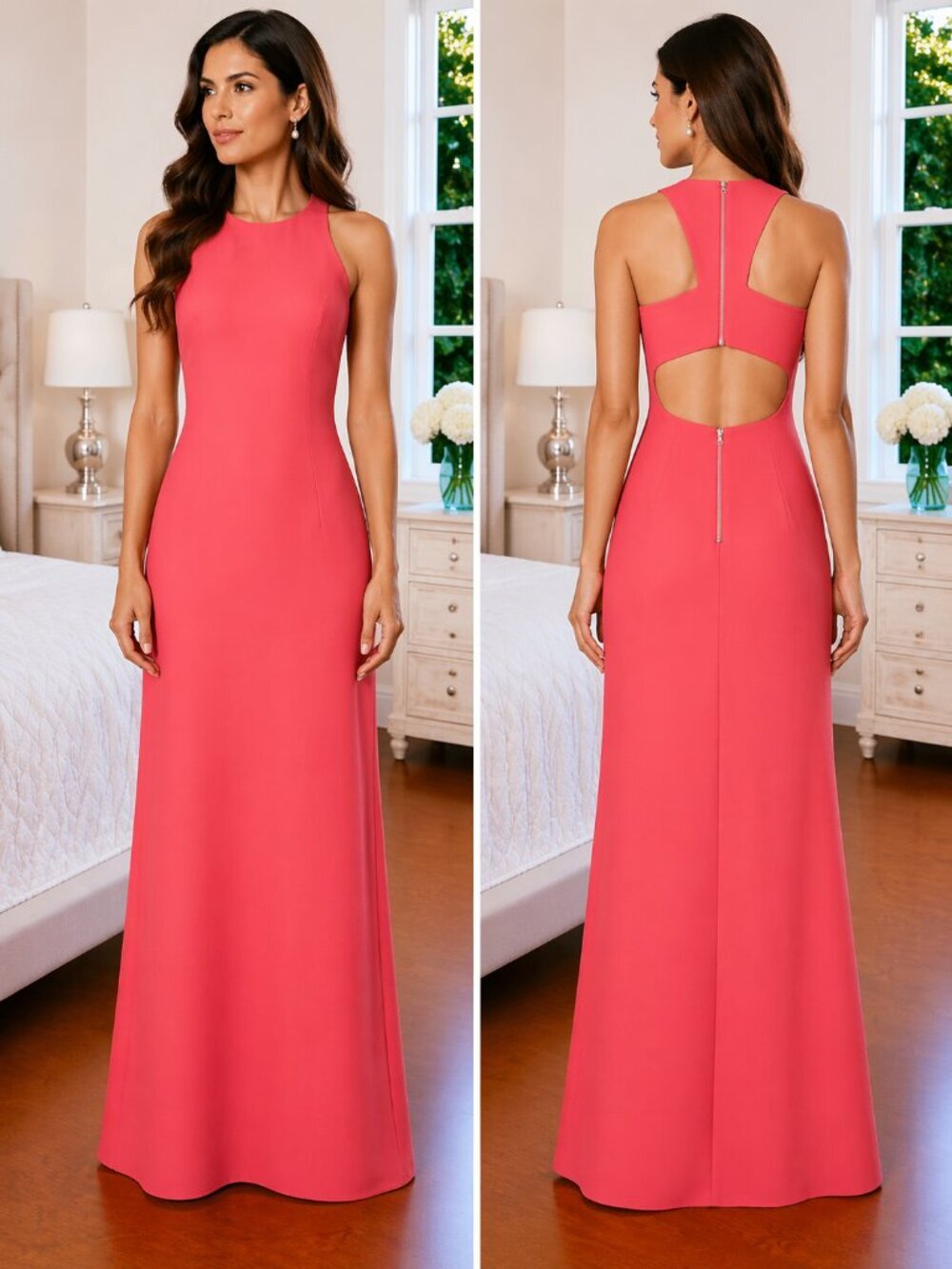 Elizabeth & James Pink Yasmine Formal Gown $695